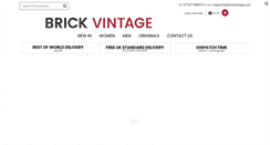 Desktop Screenshot of brickvintage.com